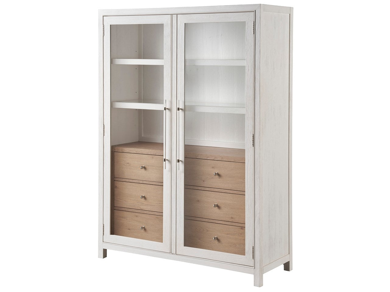 Weekender Seaside Display Cabinet in White Sand