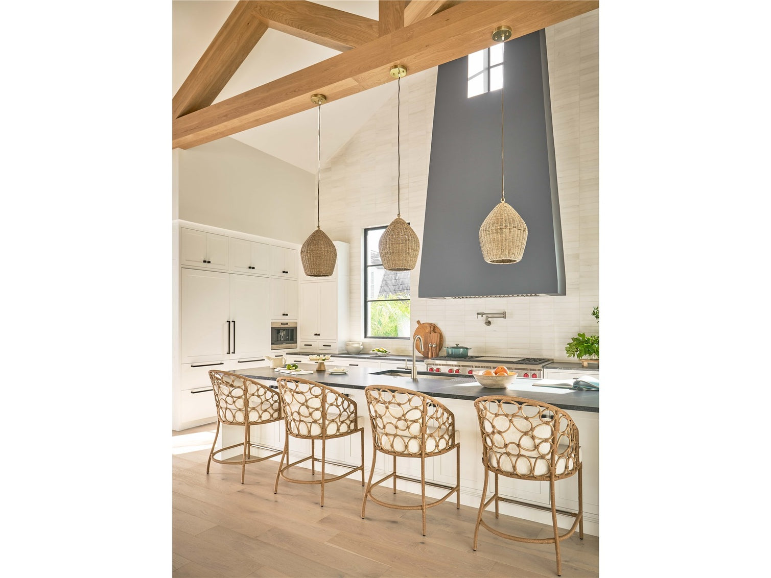 Weekender Pebble Counter Chair in Natural