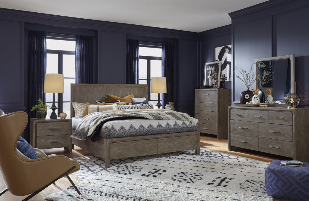 Magnussen Westbourne Portrait Mirror in Dark Umber