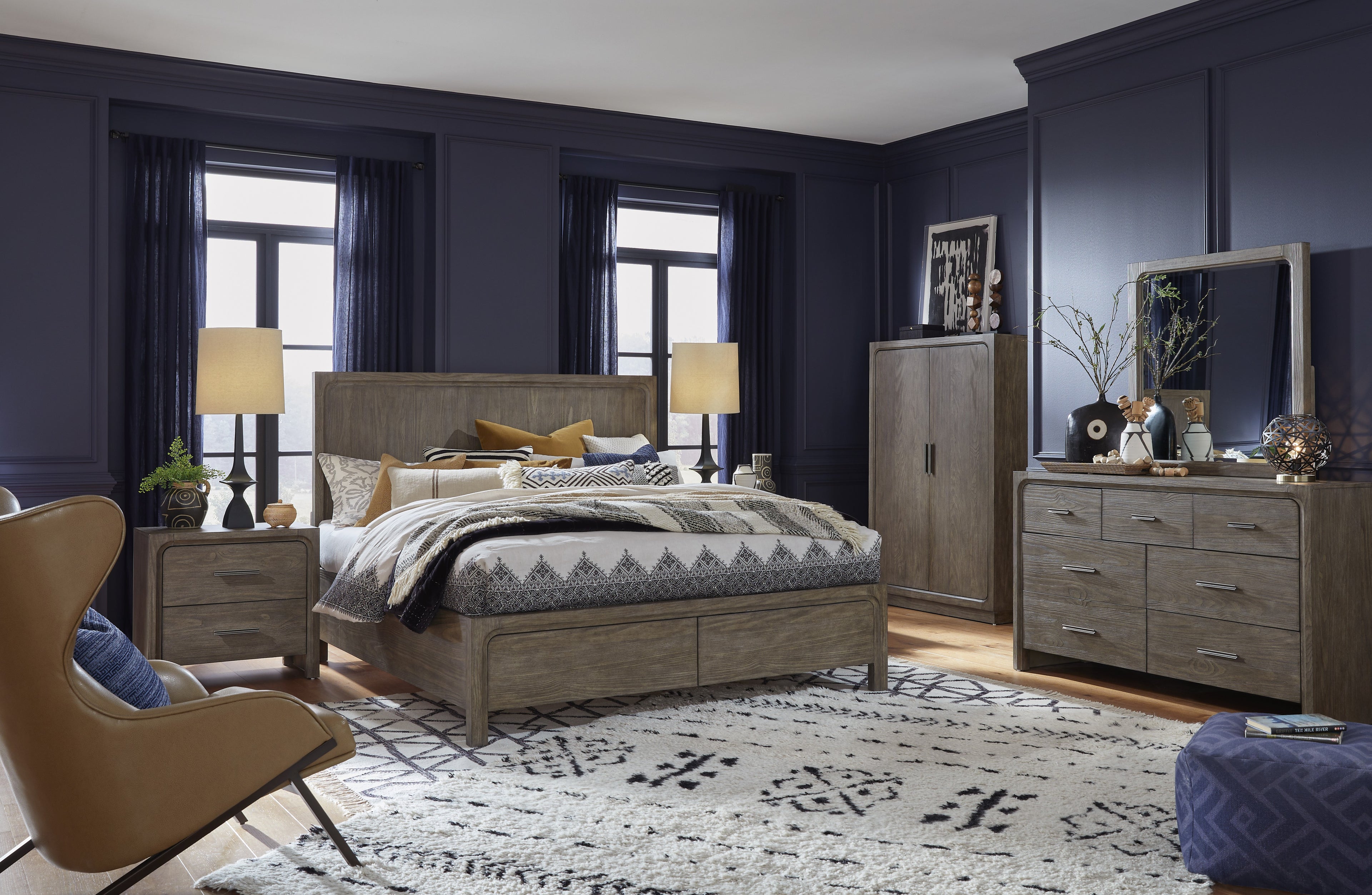 Magnussen Westbourne Armoire in Dark Umber