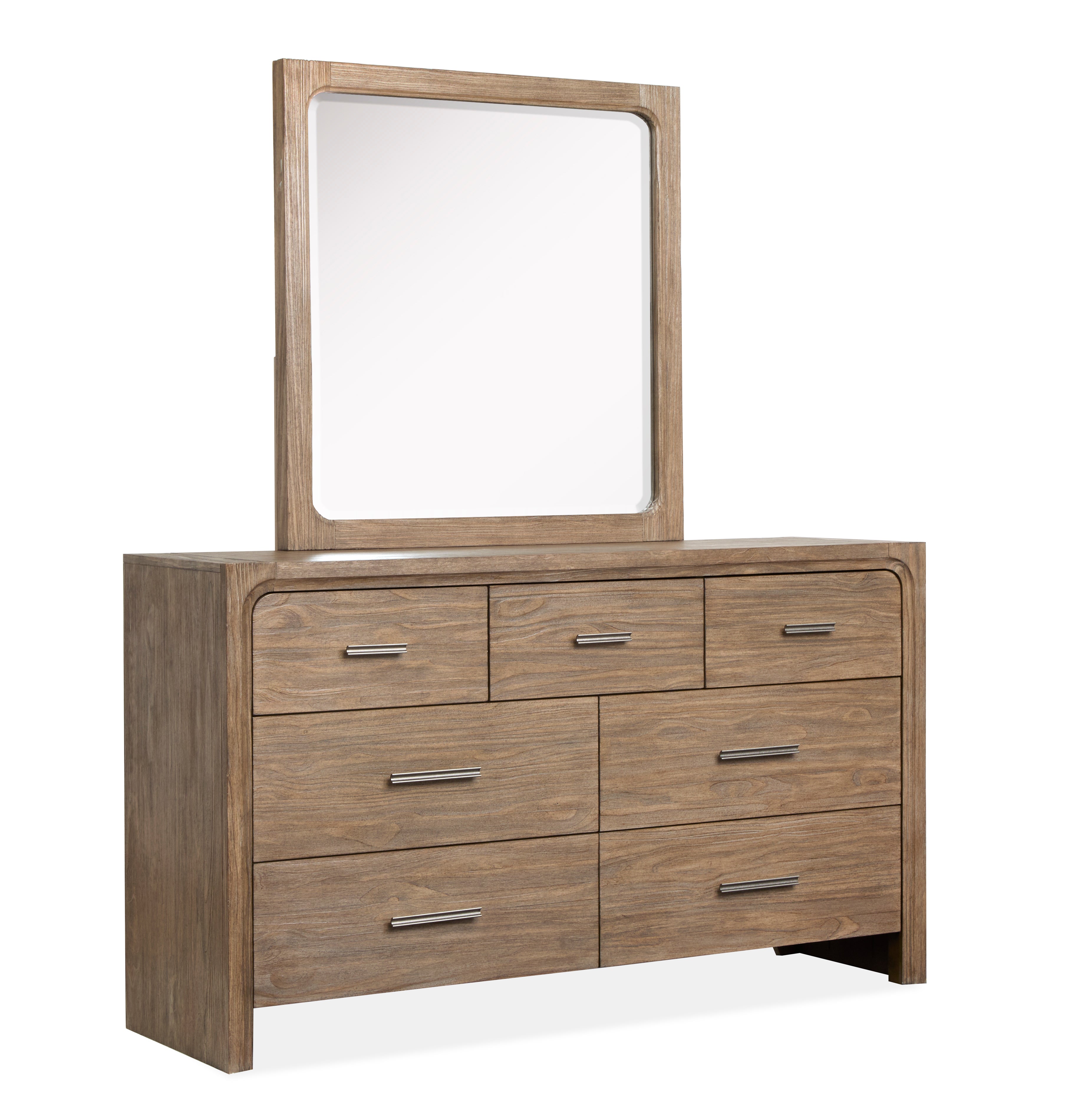 Magnussen Westbourne Portrait Mirror in Dark Umber