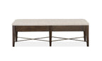 Westley Falls Bench w/Upholstered Seat in Graphite