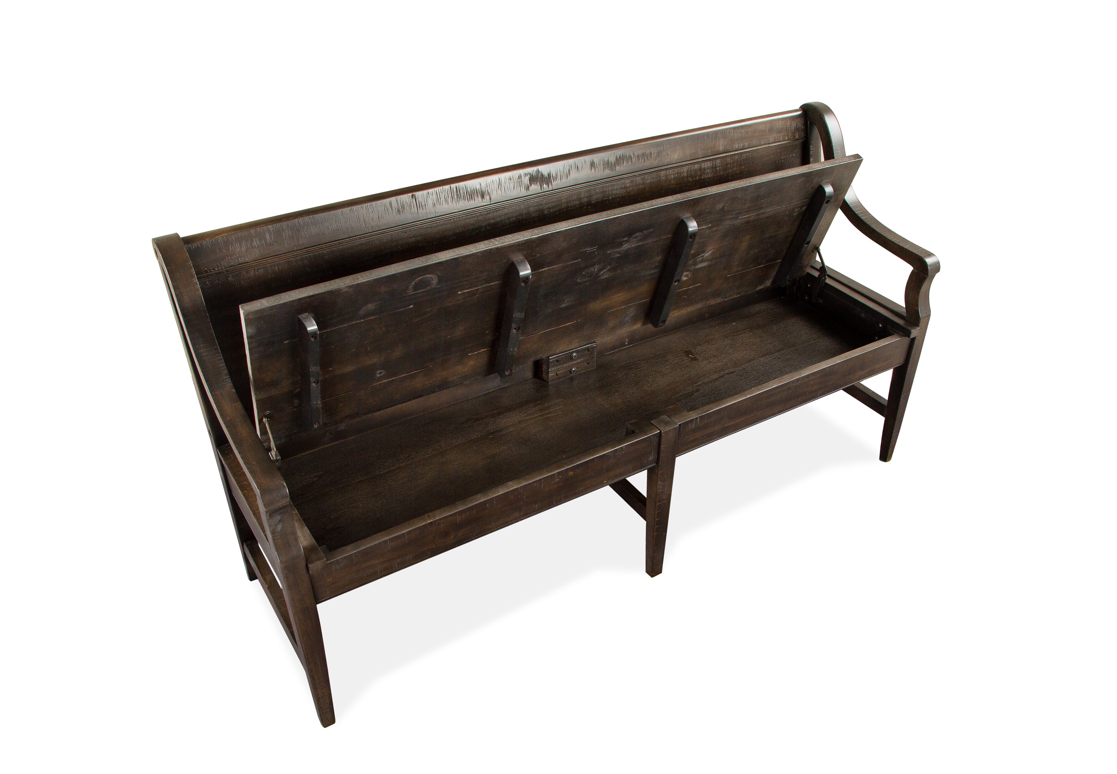Westley Falls Bench w/Back in Graphite