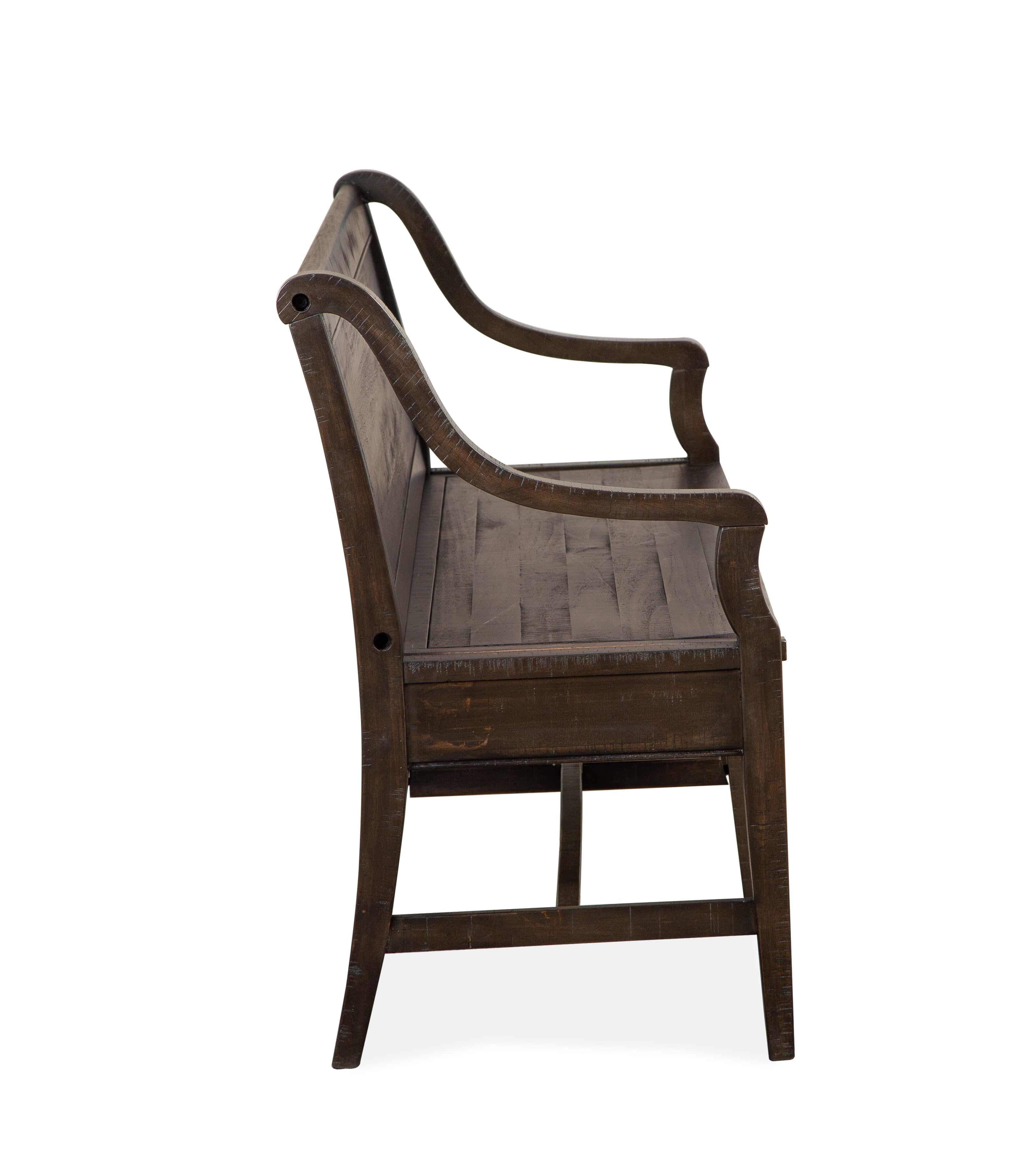 Westley Falls Bench w/Back in Graphite