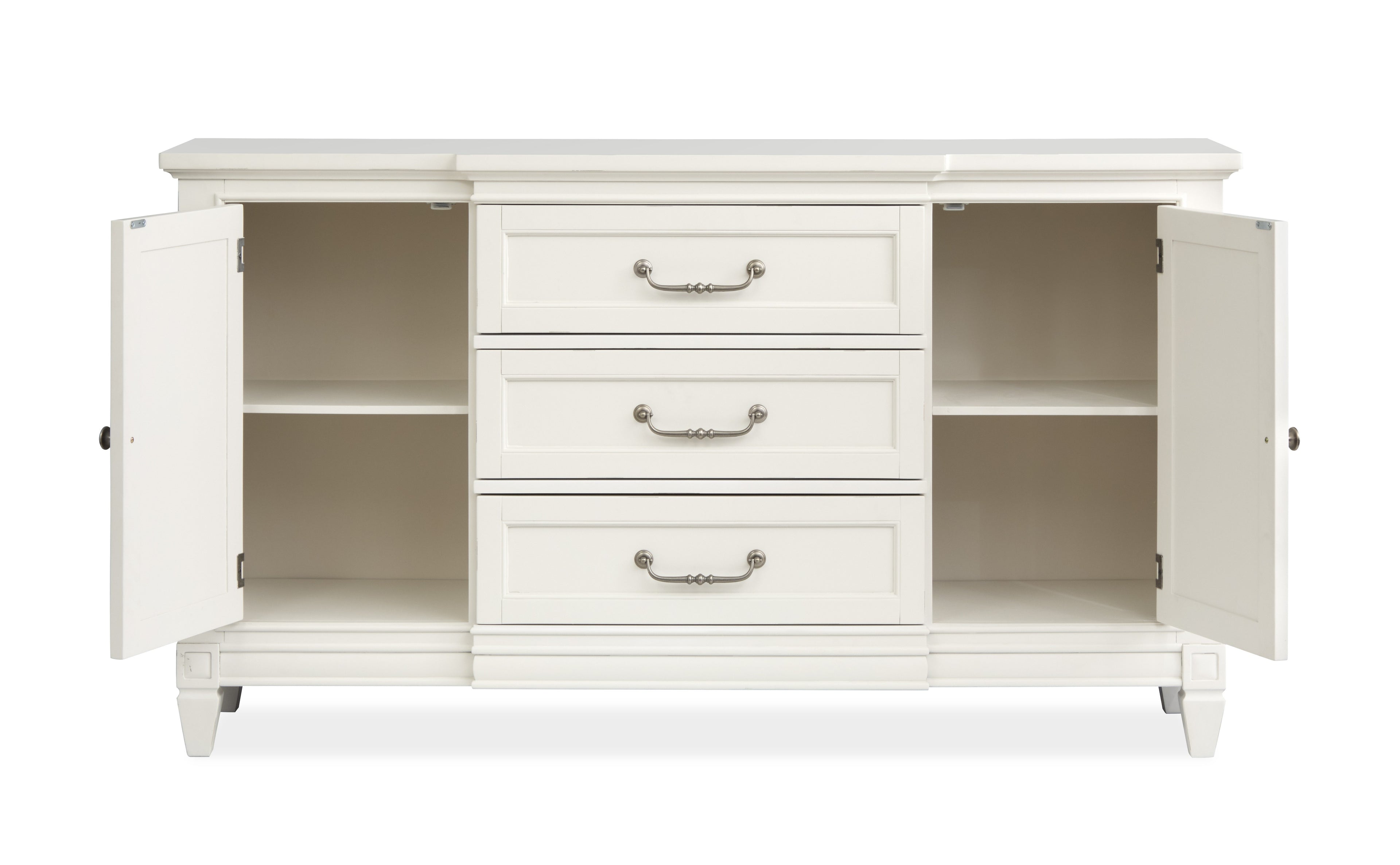 Magnussen Willowbrook Buffet in Egg Shell White