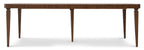 Hooker Furniture Archives Rectangle Dining Table with Two 20-inch Leaves in Walnut