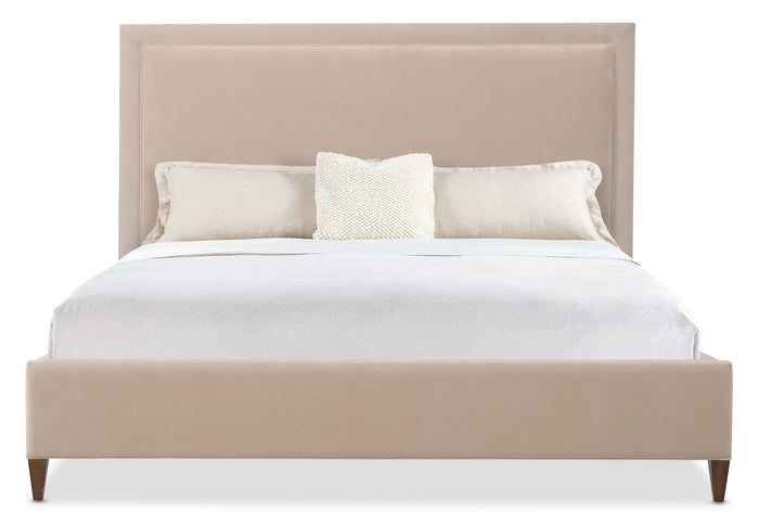 Hooker Furniture Archives Upholstered Bed in Beige