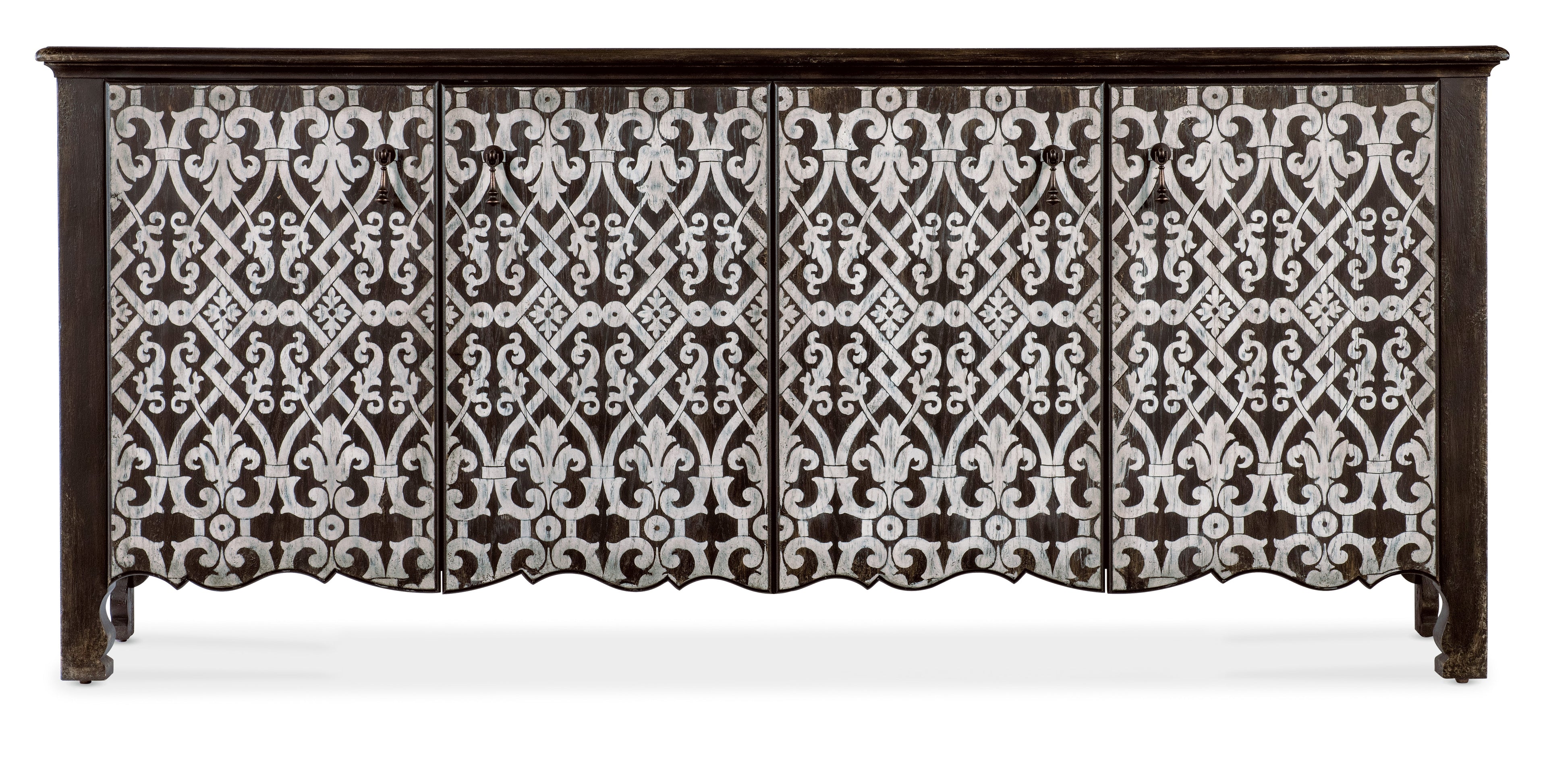 Hooker Furniture Americana Entertainment Credenza in Blacks