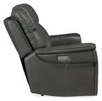 Hooker Furniture Lyra Zero Gravity Power Loveseat with Power Headrest in Tan