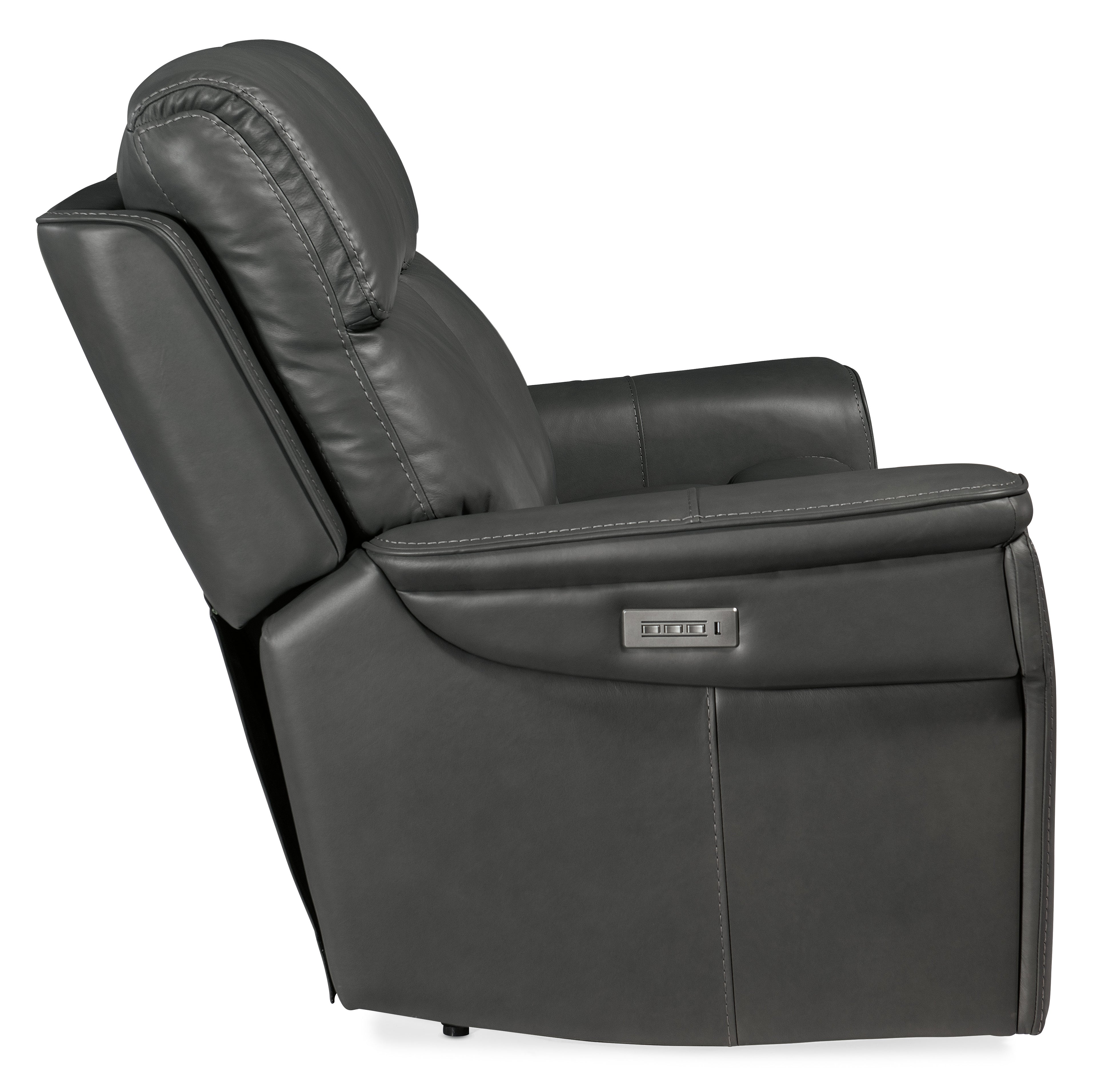 Hooker Furniture Lyra Zero Gravity Power Loveseat with Power Headrest in Tan