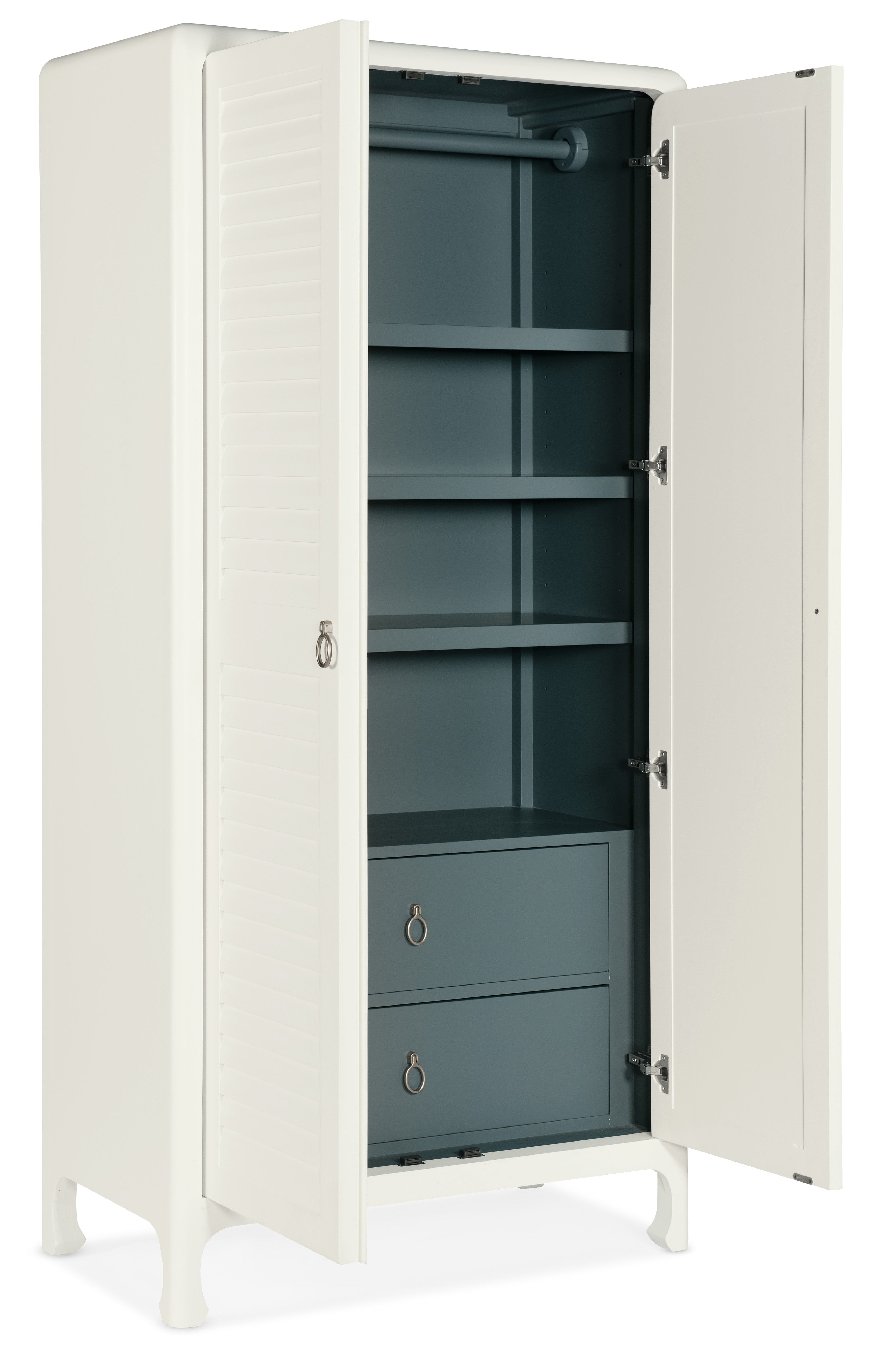Hooker Furniture Serenity Cape May Wardrobe in Cream