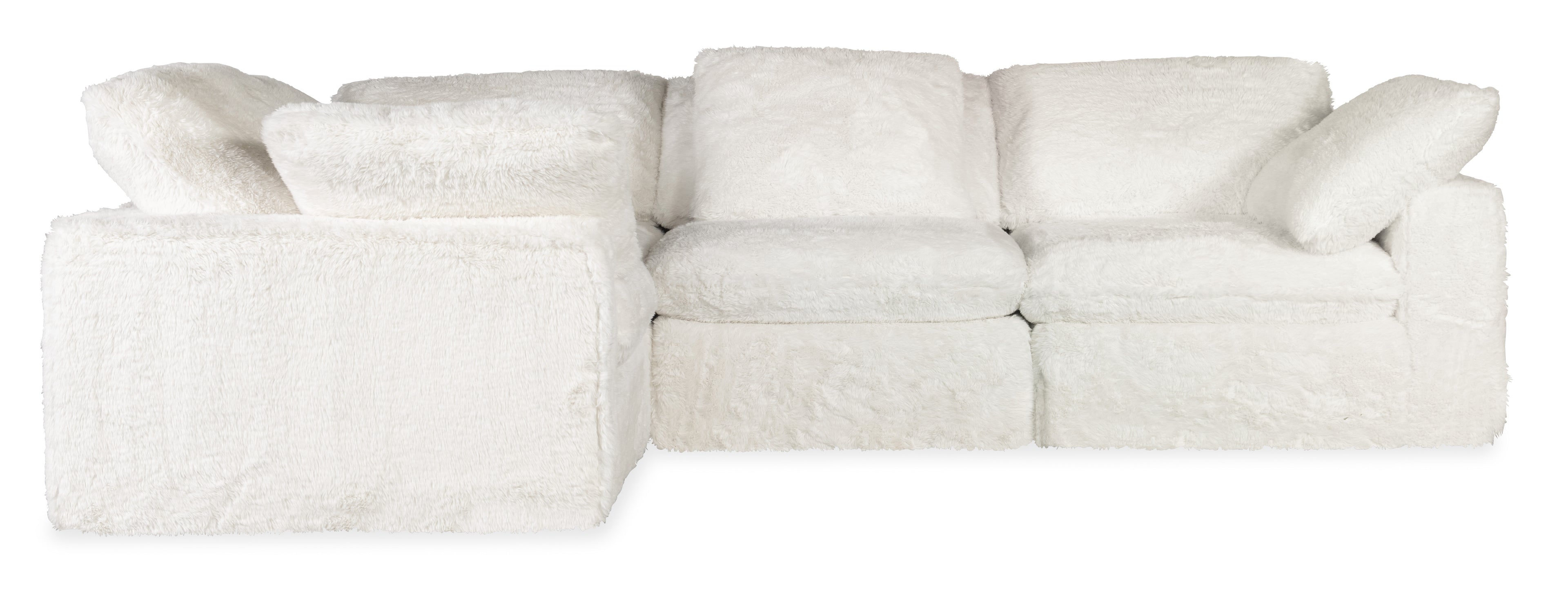 Hooker Furniture Barefoot 4-Seat Sectional in White