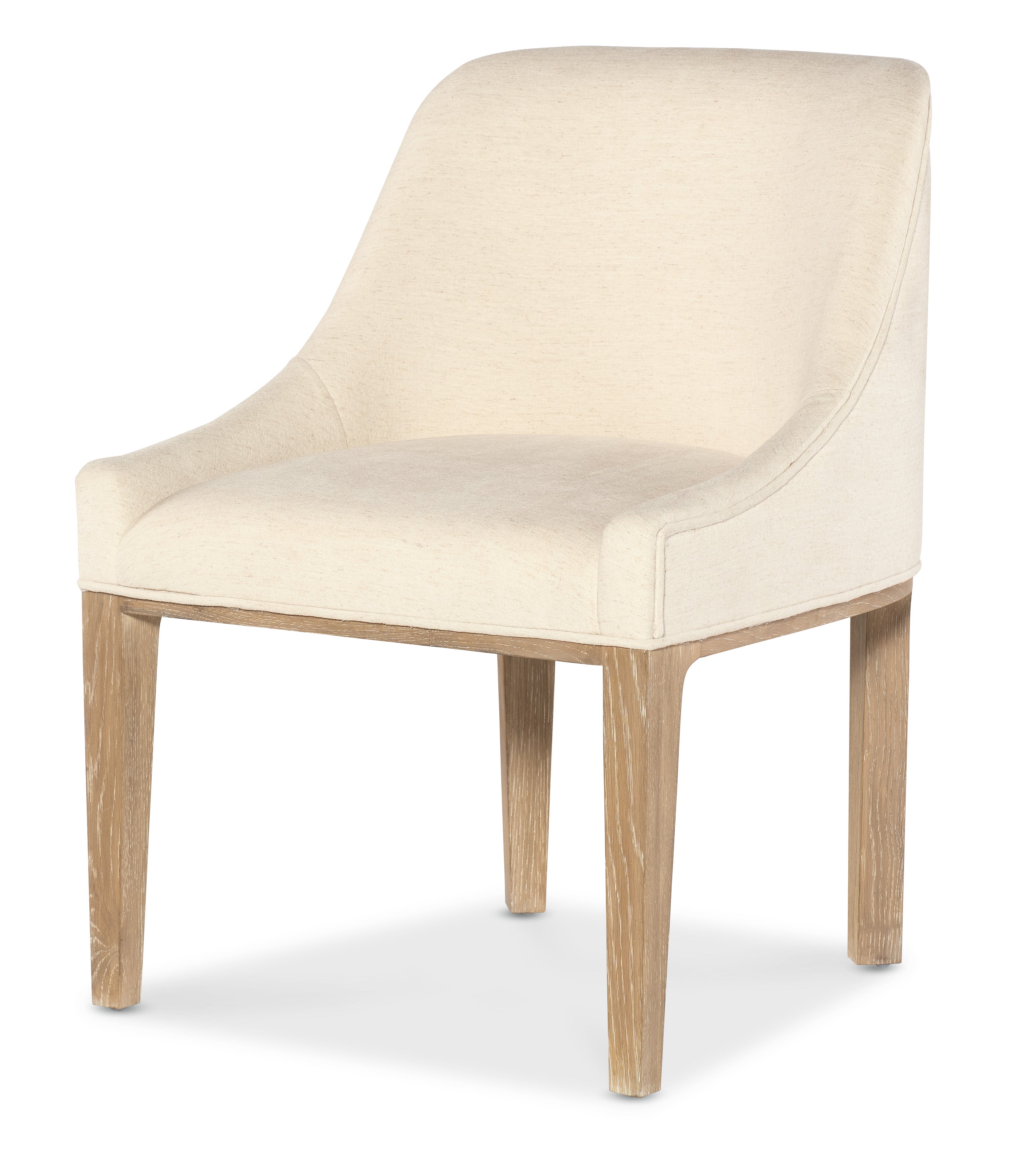 Hooker Furniture Banyon Bay Upholstered Host Chair in Desert Oak