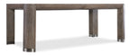Hooker Furniture Modern Mood Leg Dining Table with 1-24in Leaf in Mink