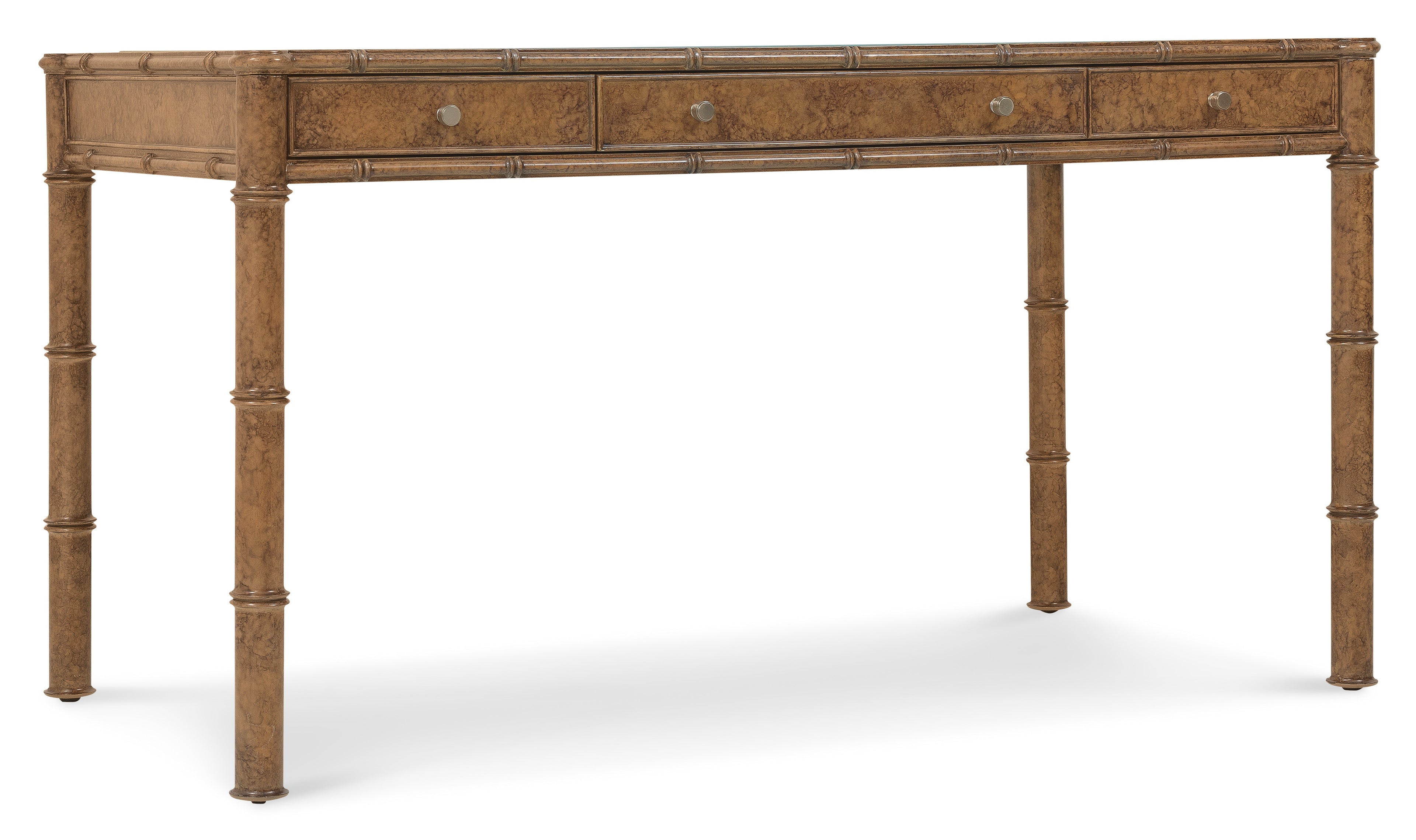 Hooker Furniture Archives Writing Desk in Medium Wood
