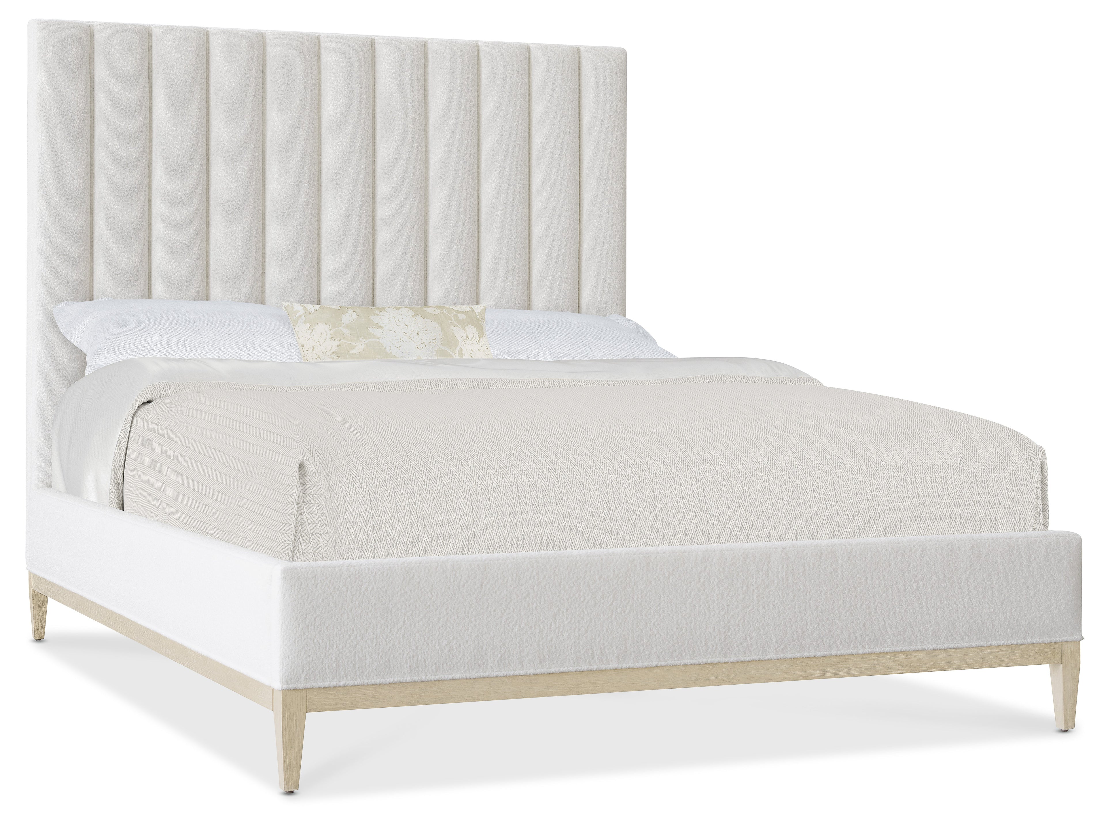 Hooker Furniture Cascade Upholstered Bed in Taupe