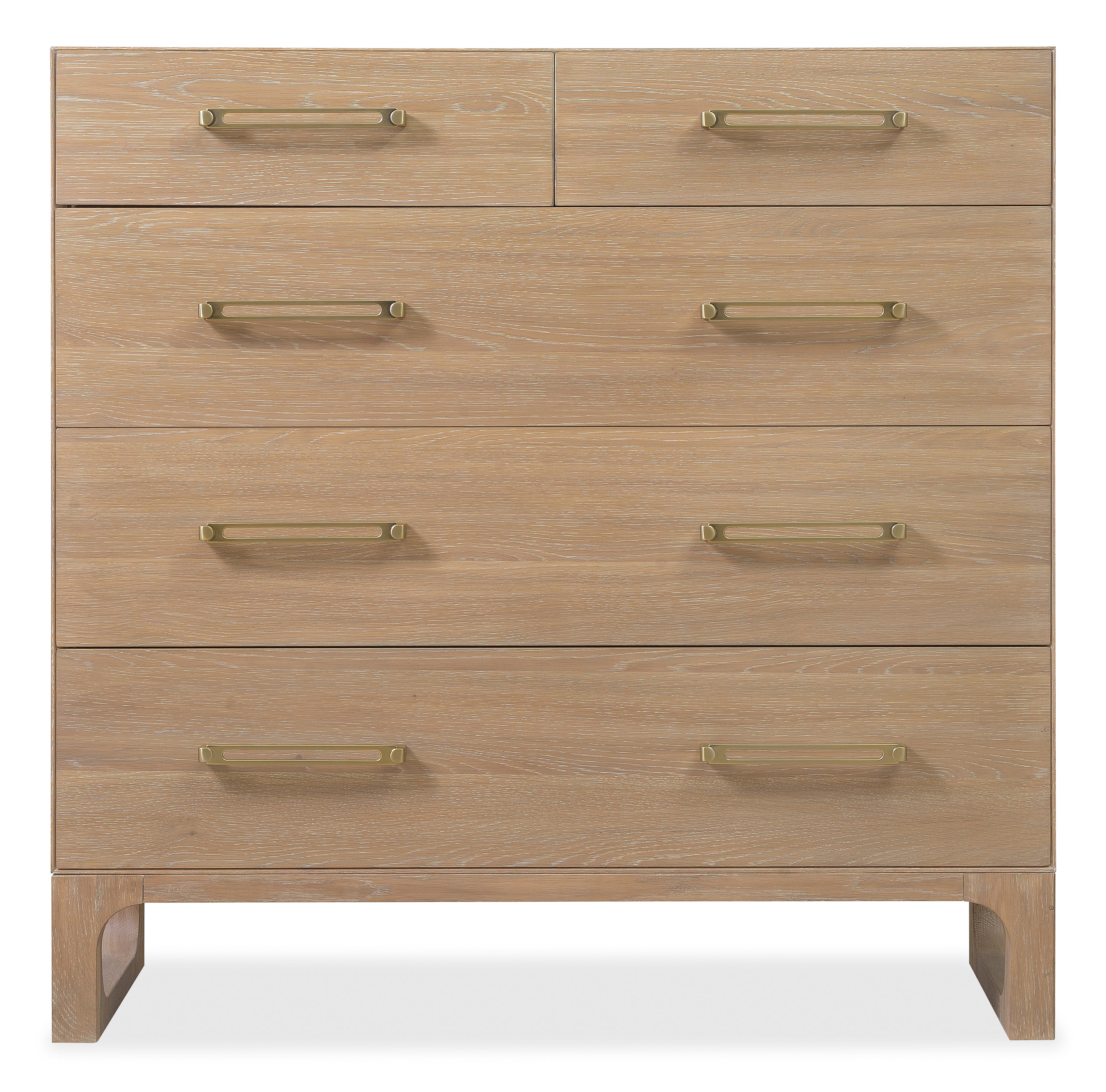 Hooker Furniture Banyon Bay Five Drawer Dresser in Desert Oak