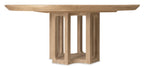 Hooker Furniture Banyon Bay Round Dining Table with One 18-inch Leaf in Desert Oak