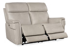 Hooker Furniture Lyra Zero Gravity Power Loveseat with Power Headrest in Tan