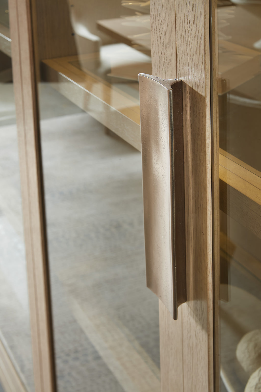 Hooker Furniture Westwood Display Cabinet in Light Wood