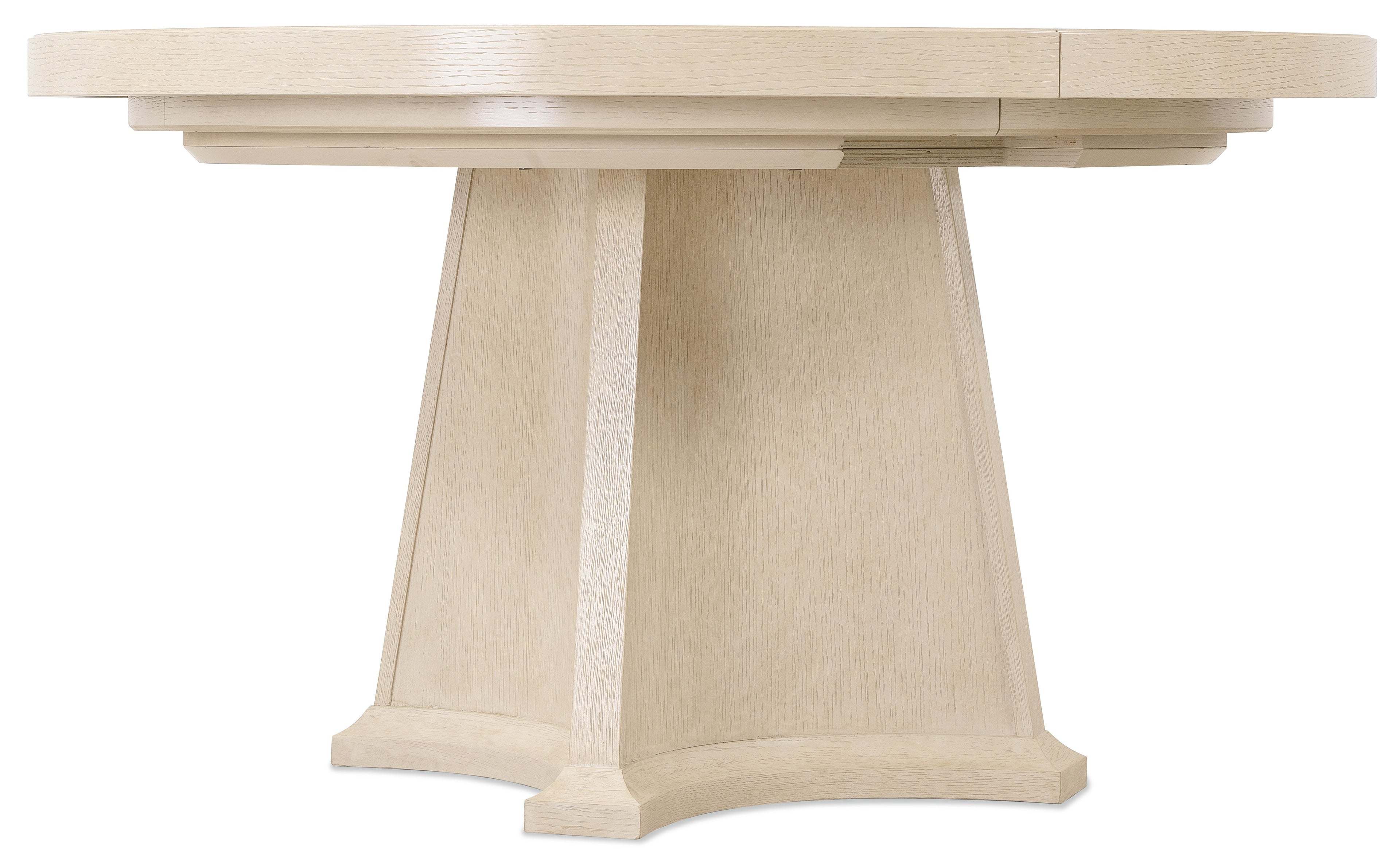 Hooker Furniture Westwood Round Dining Table with One 20-inch Leaf in Light Wood