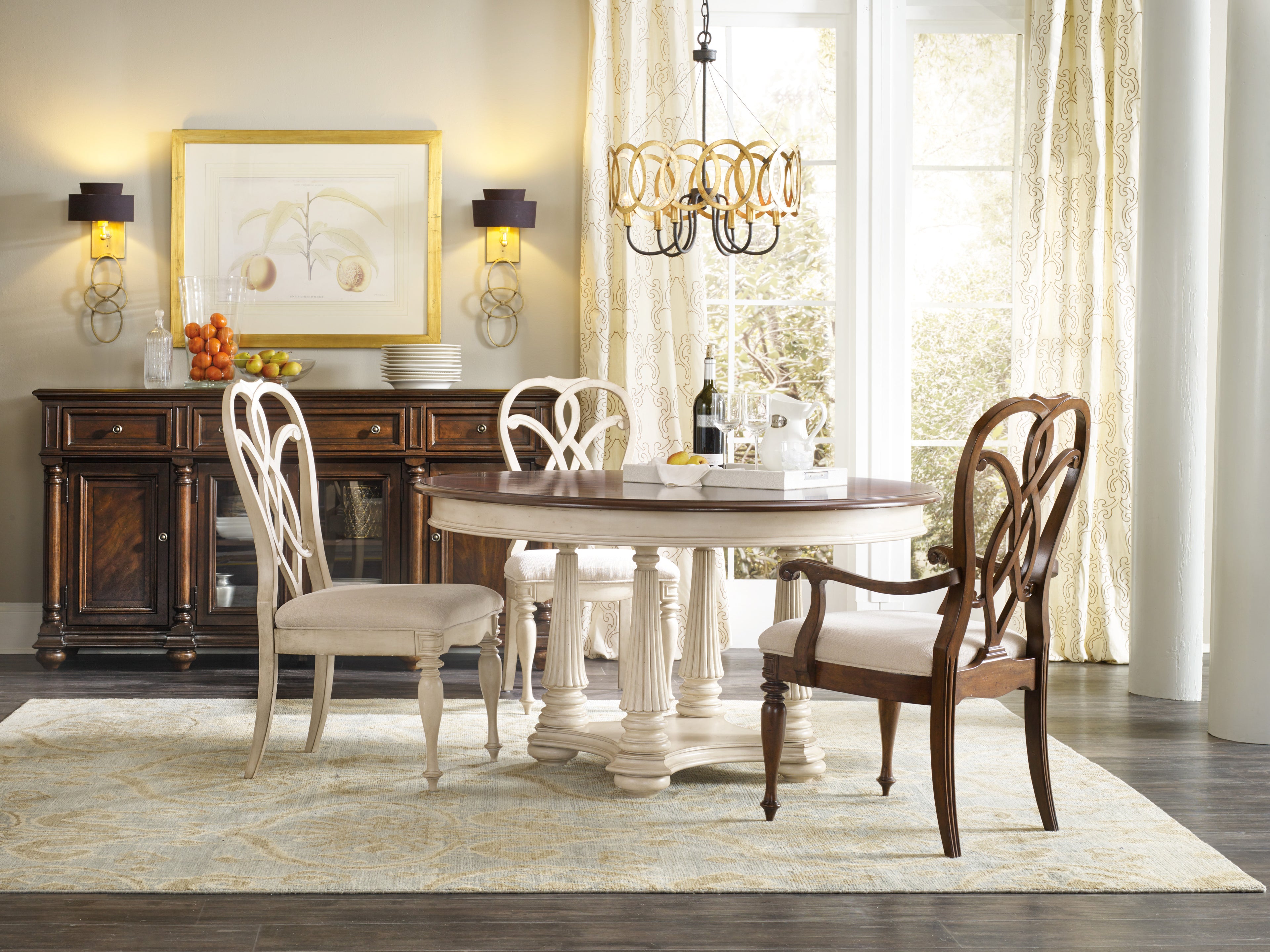 Hooker Furniture Leesburg Buffet in Mahogany
