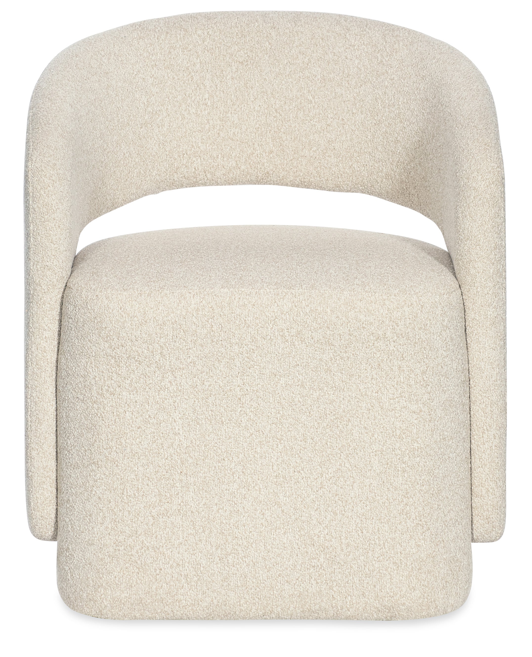 Hooker Furniture Commerce and Market Open Concept Upholstered Dining Chair in Off-White