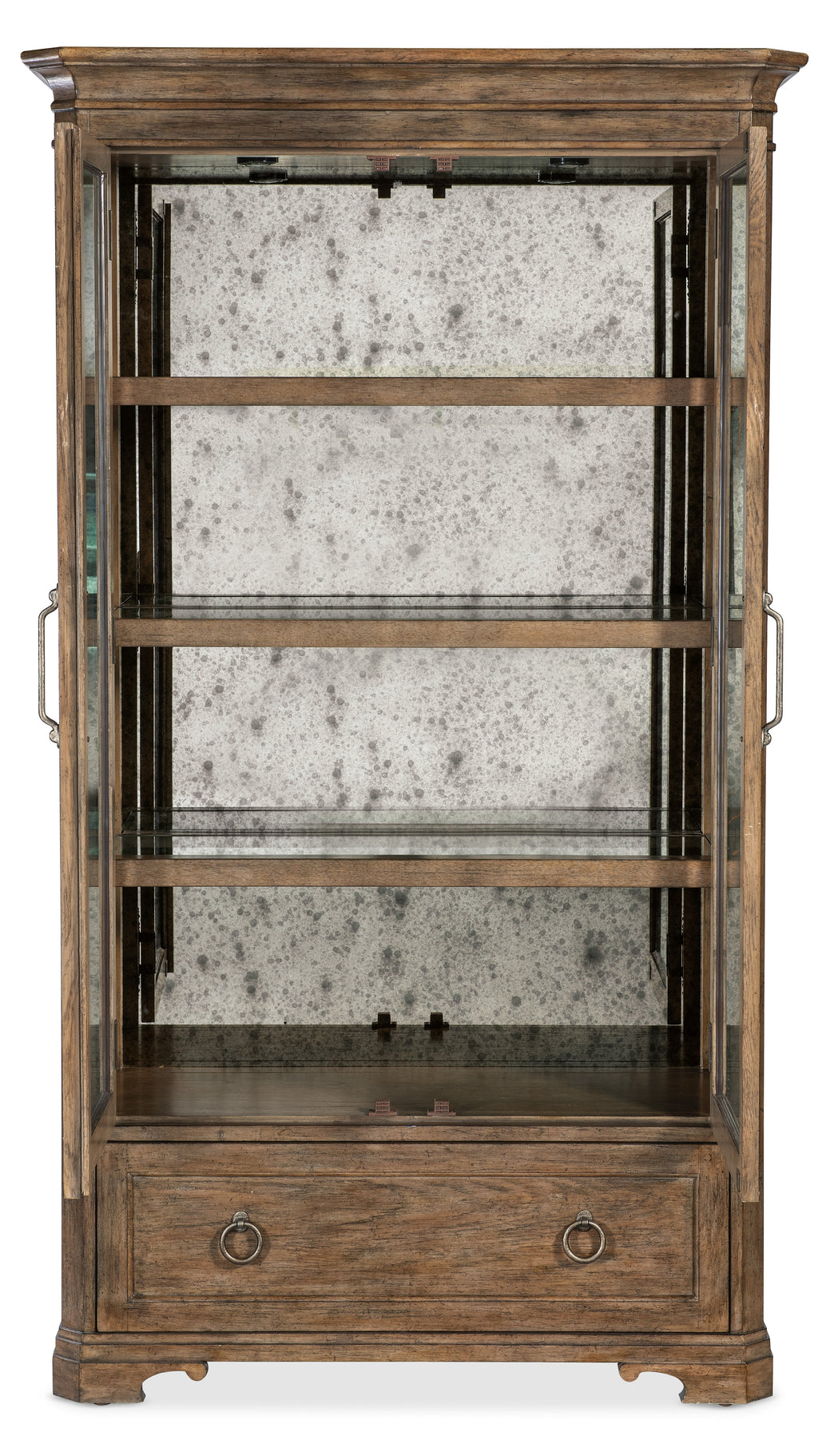 Hooker Furniture Americana Display Cabinet in Honey