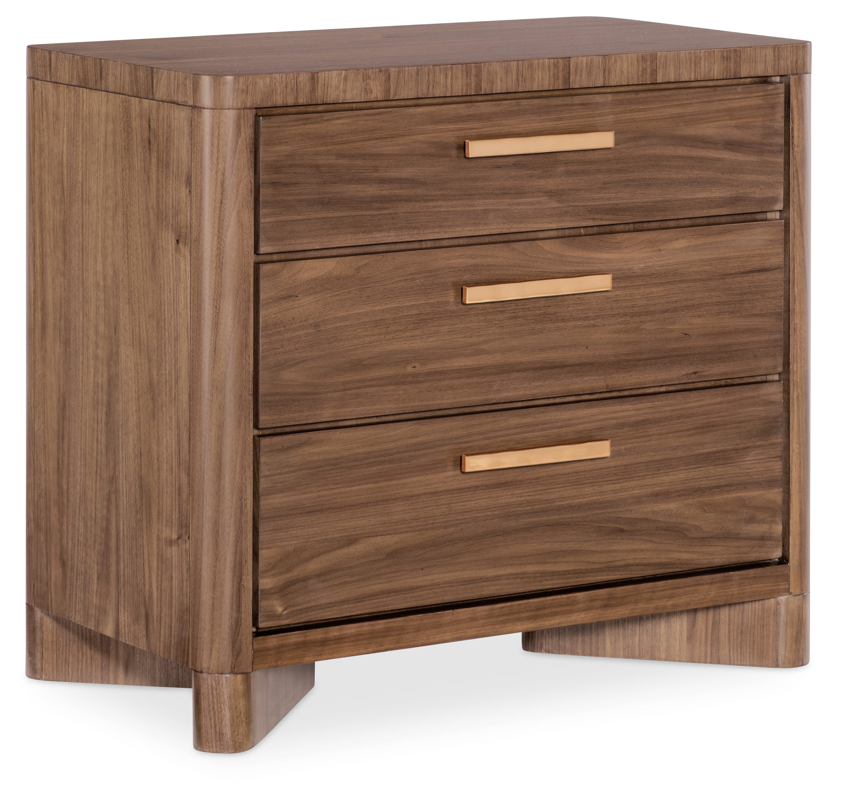 Hooker Furniture Eleana Nightstand in Light Caramel/Sunlit Bronze
