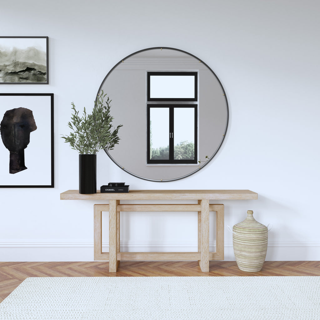 Hooker Furniture Commerce & Market Modern Console in Light Wood