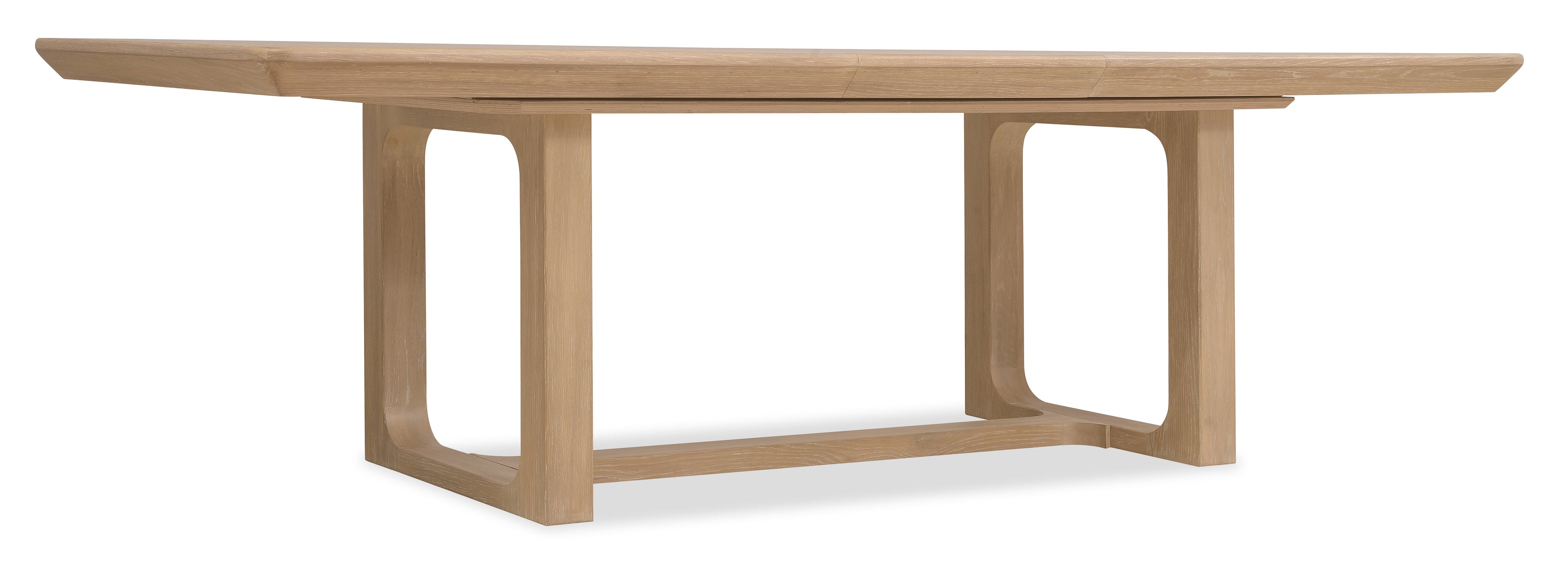 Hooker Furniture Banyon Bay Rectangle Dining Table with Two 20-inch Leaves in Desert Oak