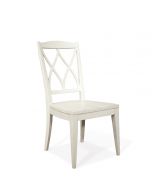 Riverside Myra XX Back Side Chair in Paperwhite Set of 2
