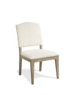 Riverside Myra Upholstered Side Chair in Natural Color Set of 2