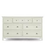 Kentwood Creamy White Seven Drawer Dresser