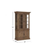 Willoughby Weathered Barley China Cabinet