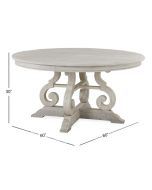 Bronwyn Antique 60'' Round Dining Table