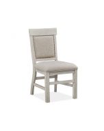Bronwyn Antique Dining Side Chair with Upholstered Seat and Back set of 2