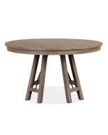 Paxton Place Dovetail Grey 52'' Round Dining Table