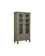 Lancaster Dovetail Grey Door Bookcase