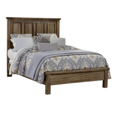 Artisan & Post Maple Road Queen Mansion Bed with Low Profile Footboard in Maple Syrup