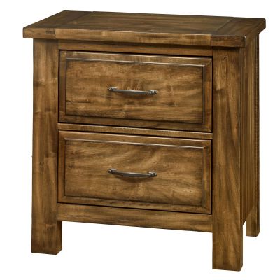 Artisan & Post Maple Road Two Drawer Nightstand in Antique Amish