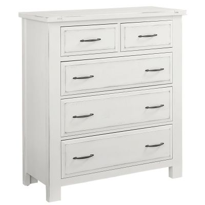 Artisan & Post Maple Road Five Drawer Chest in White