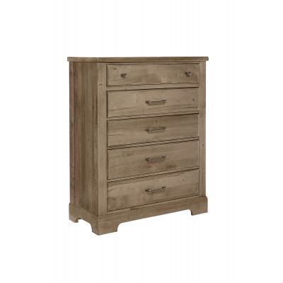 Artisan & Post Cool Rustic Five Drawer Chest in Natural