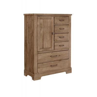 Artisan & Post Cool Rustic Six Drawer with 1 Door Standing Chest in Natural