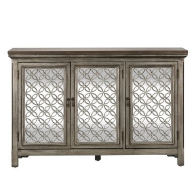 Liberty Furniture Wire Brushed 56 Inch Three Door Accent Cabinet