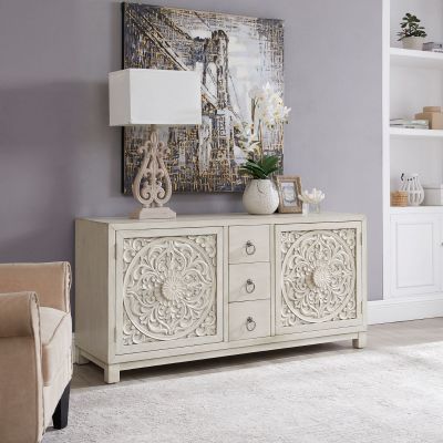 Liberty Furniture 60 Inch Two Door Three Drawer Accent Cabinet