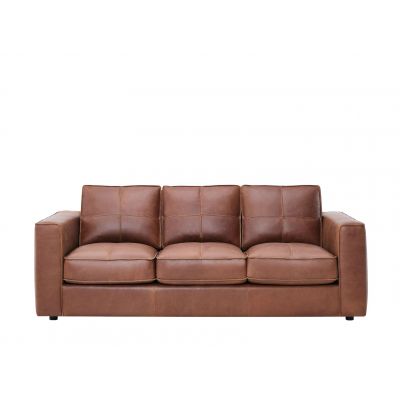 Leather Italia Horizon Three Seater Sofa in Brown