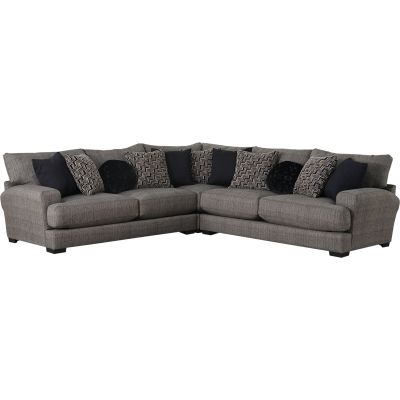 Jackson Ava sectional With USB port in Pepper