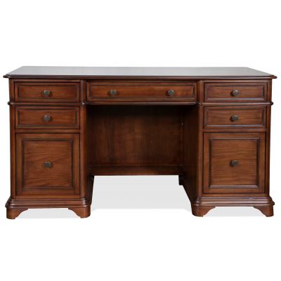 Campbell Double Pedestal Desk Rutherford