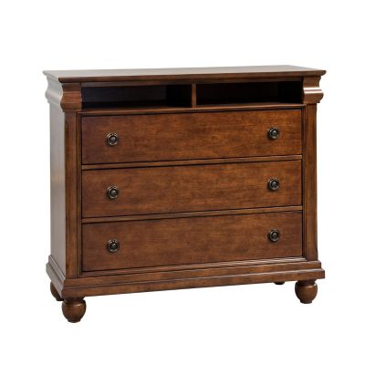 Liberty Furniture Rustic Traditions Cherry Media Chest
